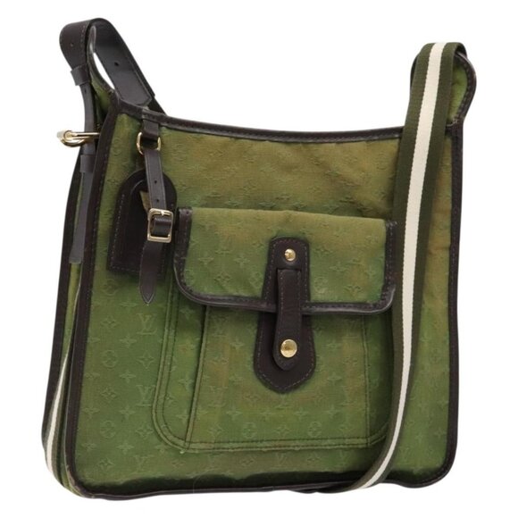 LOUIS VUITTON Monogram Mini Besace Mary Kate Bag TST Khaki LV Auth - Picture 1 of 16